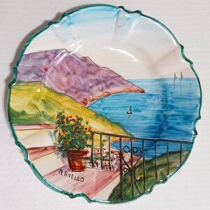 Ravello Ceramic Hand Painted Italian Plate